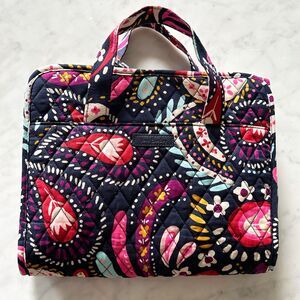 Vera Bradley Painted Paisley Hanging Organizer Travel Toiletry Cosmetic Bag
